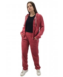 Agasalho Veludo Plush Calça Blusa De Frio Feminino Peluciado - Rosa Chiclete